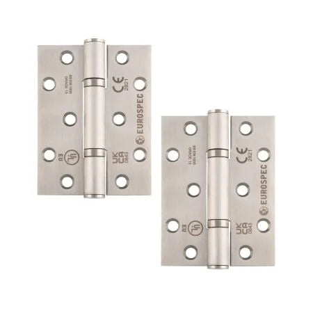 Grade 13 Thrust Bearing Hinge in Satin Stainless Steel - 100 x 76 x 3mm