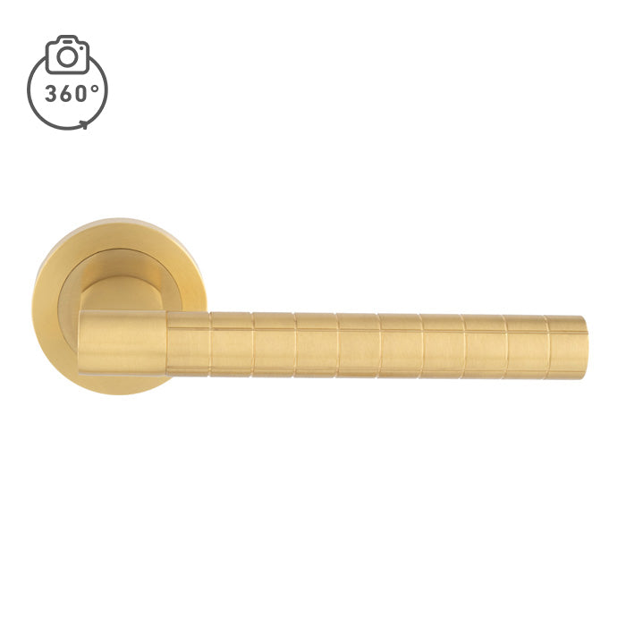 Hey Quadra Lever Handle on Threaded Round Rose