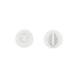Turn & Indicator Release on Round Rose Powder Coat White Love Handles uk