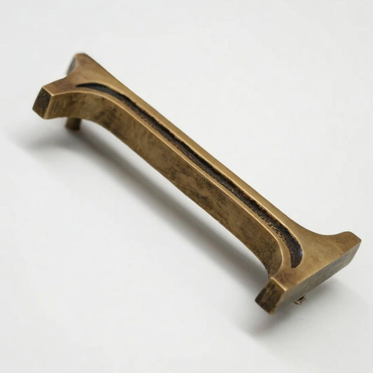 Brass Bee Premium Floating Engraved House Numbers in Heritage Finish 0-9, featuring a bronze finish with a sleek design, suitable for displaying house numbers.