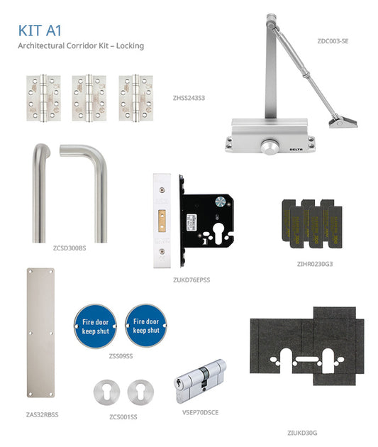 Fire Door Pack - Corridor - Locking - Architectural Version