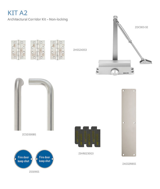 Fire Door Pack - Corridor - Non Locking - Architectural Version