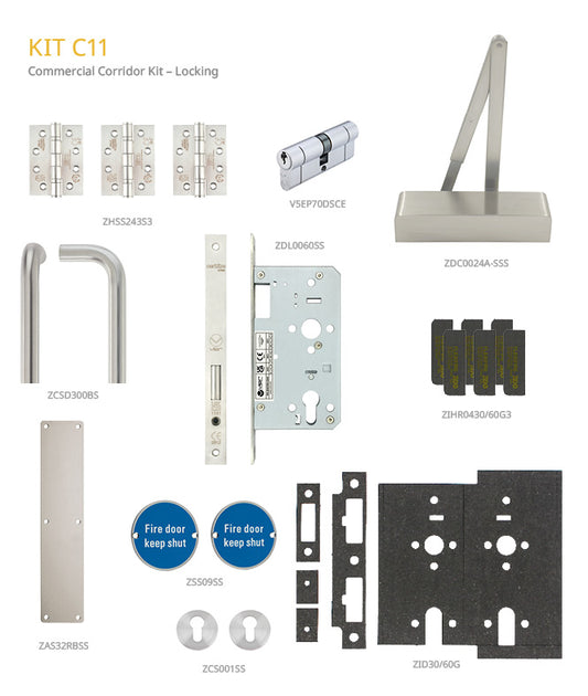 Fire Door Pack - Corridor - Locking - Commercial Version