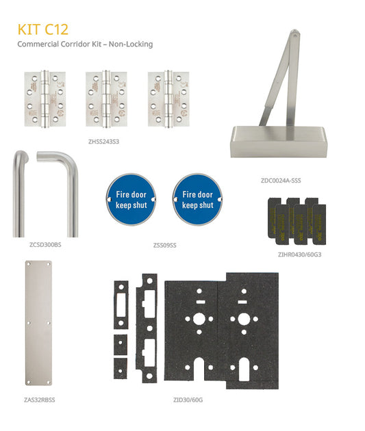 Fire Door Pack - Corridor - Non Locking - Commercial Version