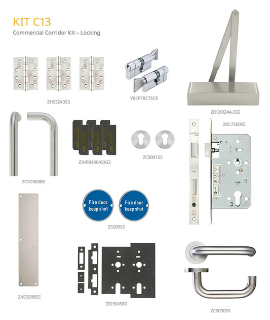 Fire Door Pack - Office - Locking - Commercial Version