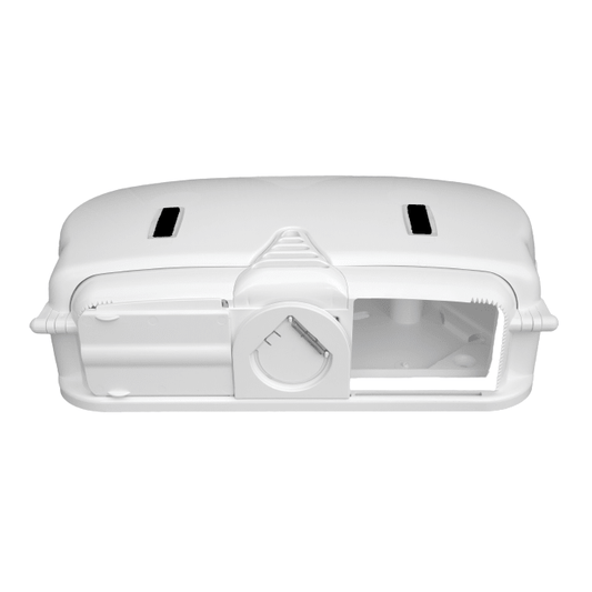 MWS Dispensors Toilet Roll Dispensers EXCEL PLASTIC DOUBLE MINI JUMBO DISPENSER
