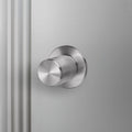 Buster + Punch Door Knob Set / Linear Steel