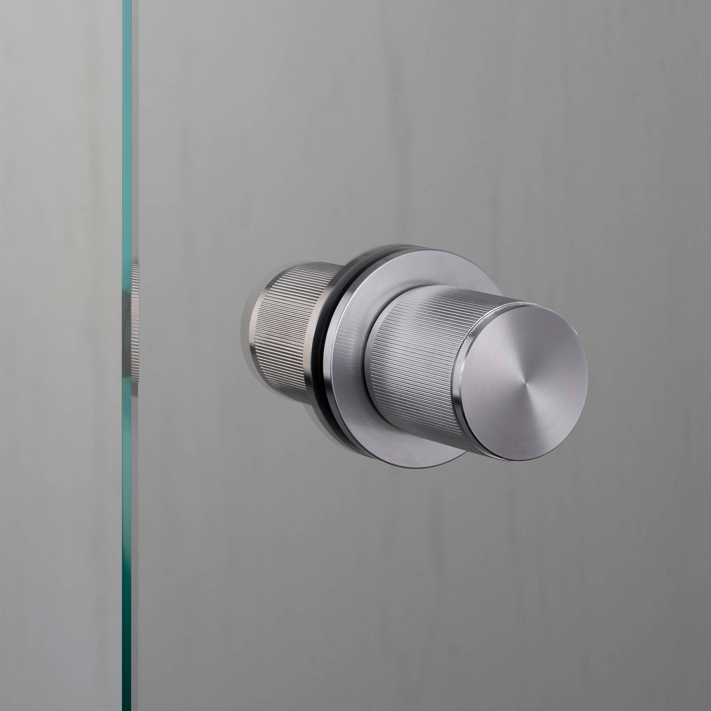 Door Knob Fixed Double-Sided Linear Steel