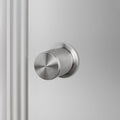 Buster + Punch Door Knob Set / Cross Steel
