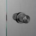 Door Knob Fixed Double-Sided Linear Gun Metal