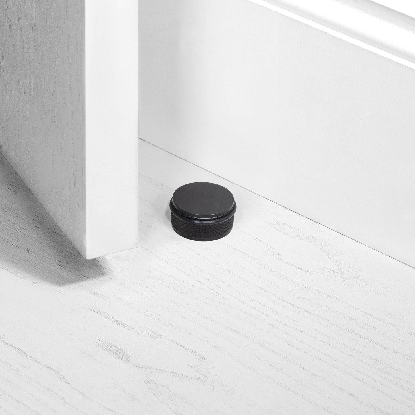 Door Stop / Floor / Cross Black