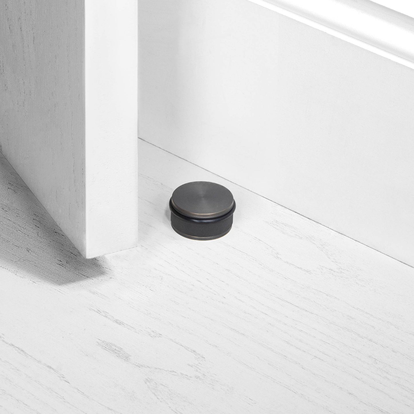 Door Stop / Floor / Cross Smoked Bronze