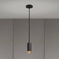 Exhaust Pendant Cross Graphite Brass