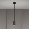 Exhaust Pendant Cross Graphite Steel