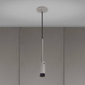 Exhaust Pendant Cross Stone Black