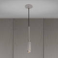 Exhaust Pendant Cross Stone Steel
