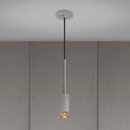 Exhaust Pendant Cross Stone Brass