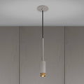 Exhaust Pendant Linear Stone Brass