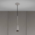 Exhaust Pendant Cross Stone Smoked Bronze