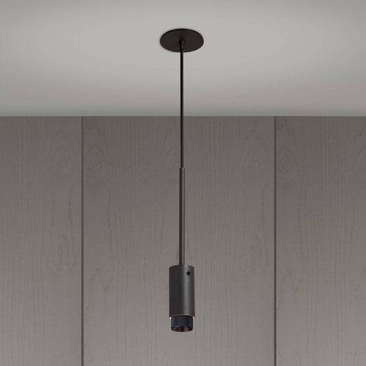 Exhaust Pendant Cross Graphite Black