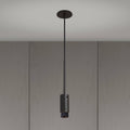 Exhaust Pendant Cross Graphite Black