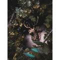 Stag Door Knocker - Heritage Finish - Brass bee