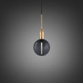 Buster + Punch Forked Pendant / Linear / Globe / Smoked / Medium Smoked