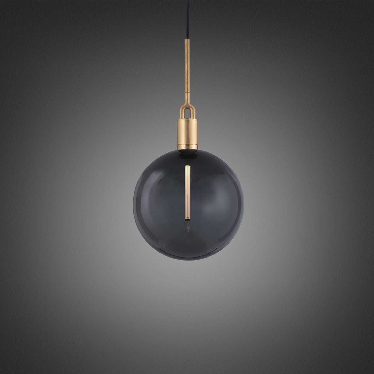 Buster + Punch Forked Pendant / Linear / Globe / Smoked / Large Smoked