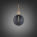 Buster + Punch Forked Pendant / Linear / Globe / Smoked / Large Smoked
