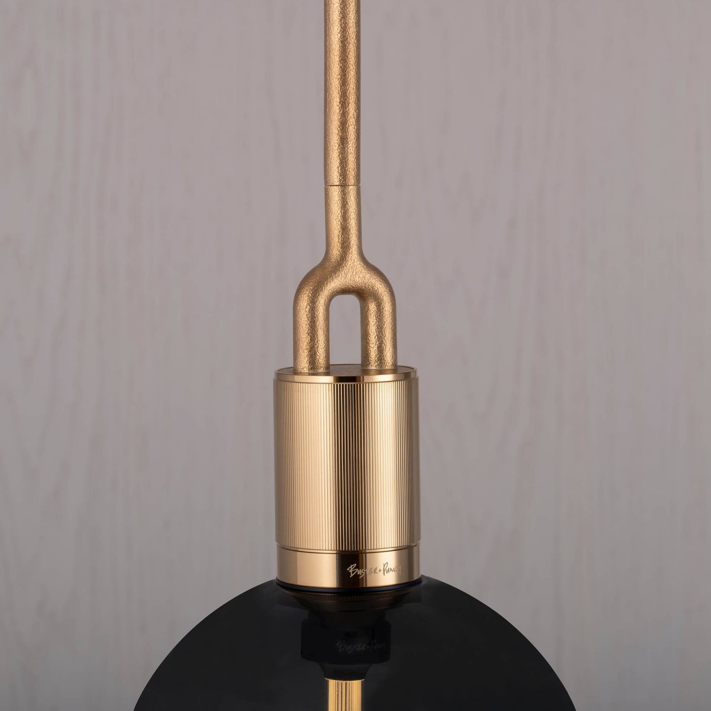 Buster + Punch Forked Pendant / Linear / Globe / Smoked / Large