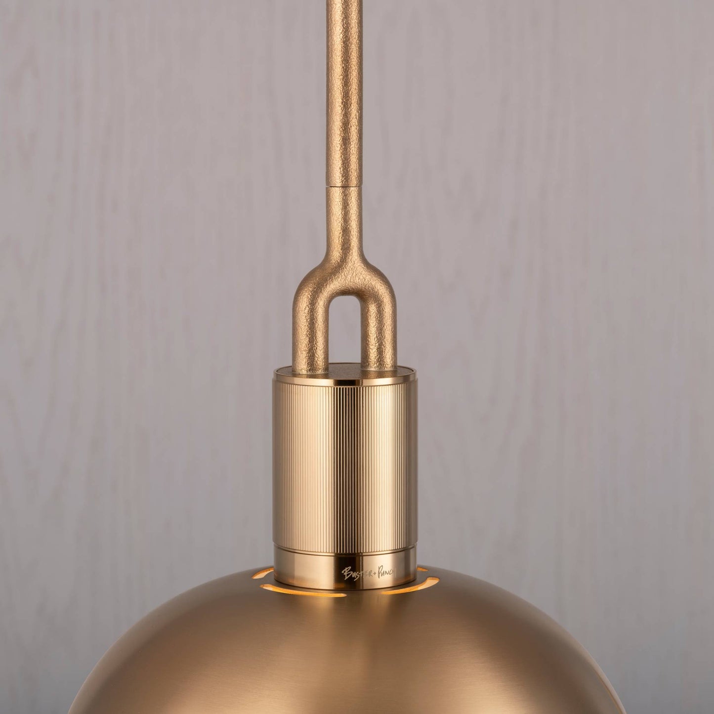 Buster + Punch Forked Pendant / Linear / Shade / Globe / Smoked / Large