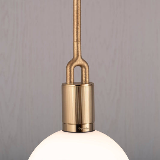 Buster + Punch Forked Pendant / Linear / Globe / Opal / Medium