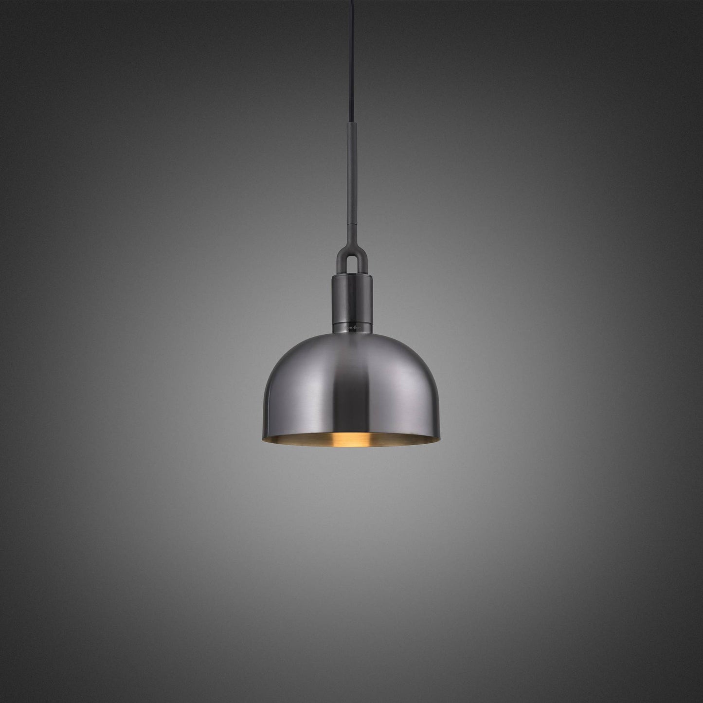 Buster + Punch Forked Pendant / Linear / Shade / Medium Gun Metal