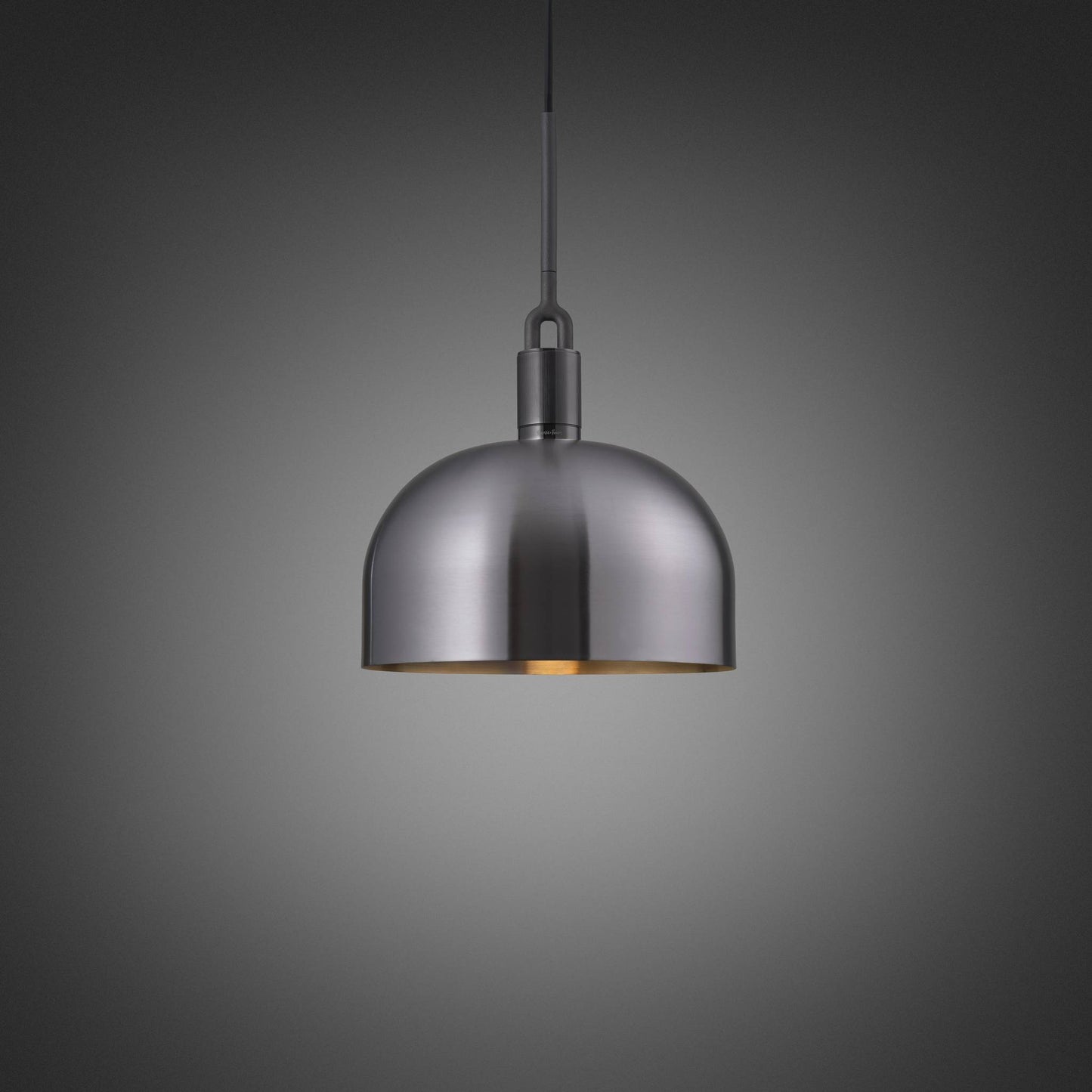 Buster + Punch Forked Pendant / Linear / Shade / Large Gun Metal