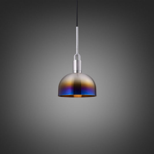 Buster + Punch Forked Pendant / Linear / Shade / Medium Burnt Steel