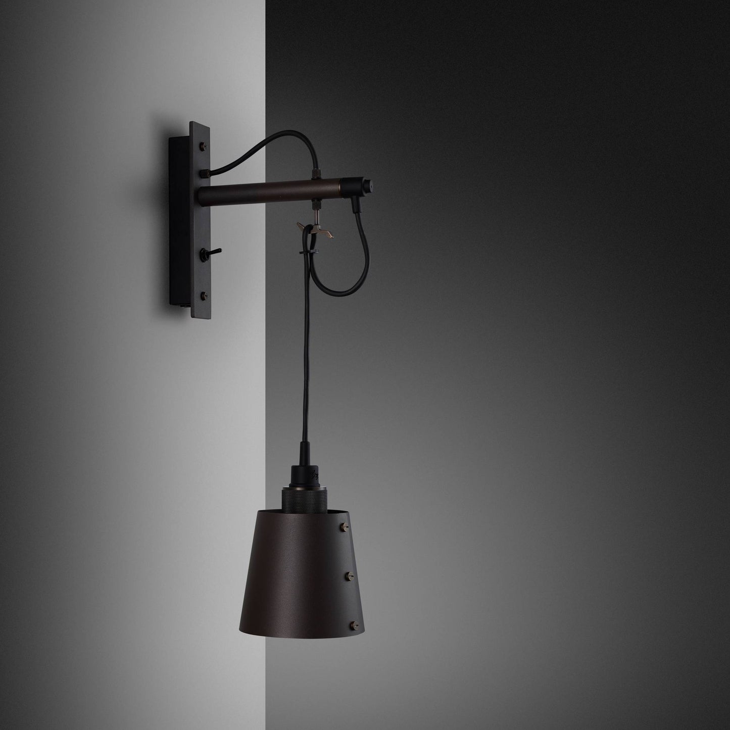 Buster + Punch Hooked Wall / Cross / Small / Graphite Smoked Bronze
