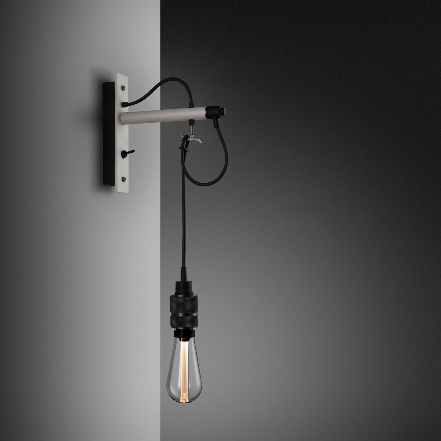 Hooked Wall Nude Stone Smoked Bronze