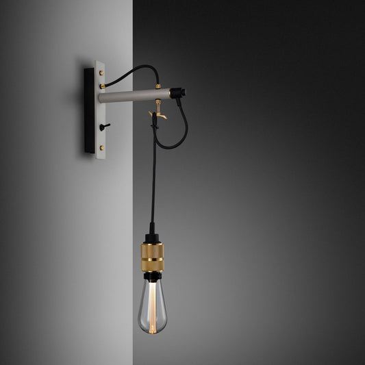 Hooked Wall Nude Stone Brass