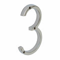 Brass bee Premium House Numbers in Nickel Finish 0-9 - 5 Inch - Brass bee