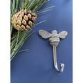 Brass bee Coat Hook - Nickel Finish - Brass bee