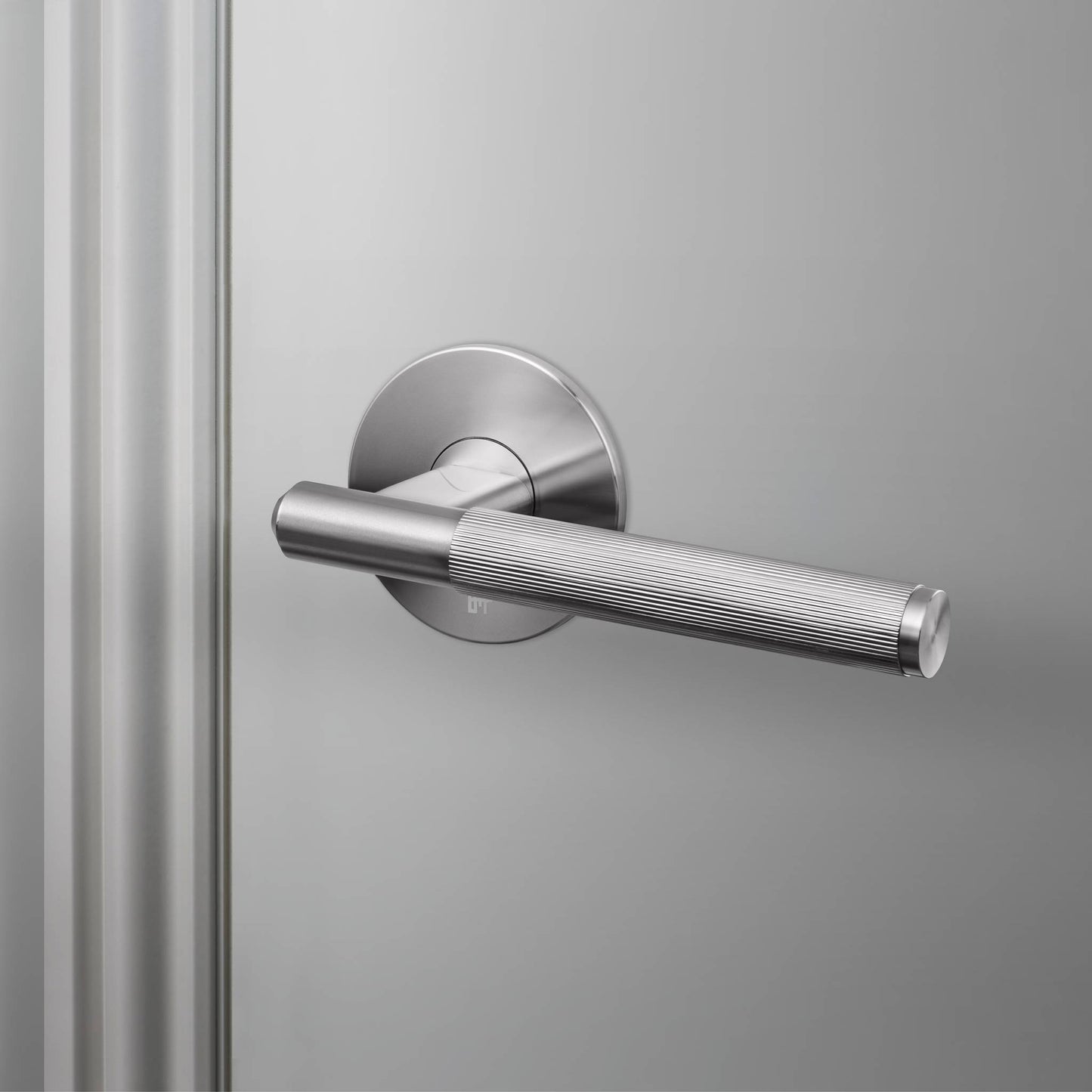 Buster + Punch Door Handle Set / Linear / Sprung Steel
