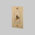 Buster + Punch 20A Dp Switch Brass