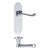 Lever on Latch Backplate / Polished Chrome