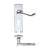 Lever on Euro Backplate / Polished Chrome
