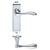 Latch Backplate / Polished Chrome