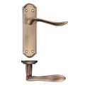Zoo Hardware Project Lincoln Lever on Latch Backplate — 180x48mm
