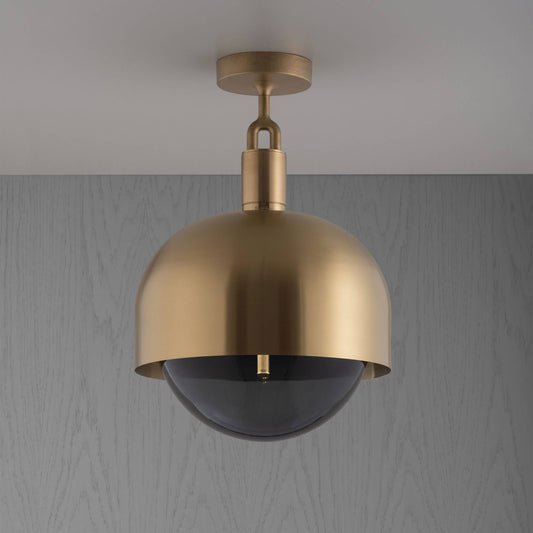 Buster + Punch Forked Ceiling / Linear / Shade / Globe / Smoked / Large Smoked