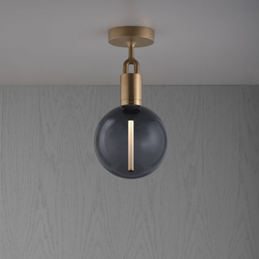 Buster + Punch Forked Ceiling / Linear / Globe / Smoked / Medium Smoked