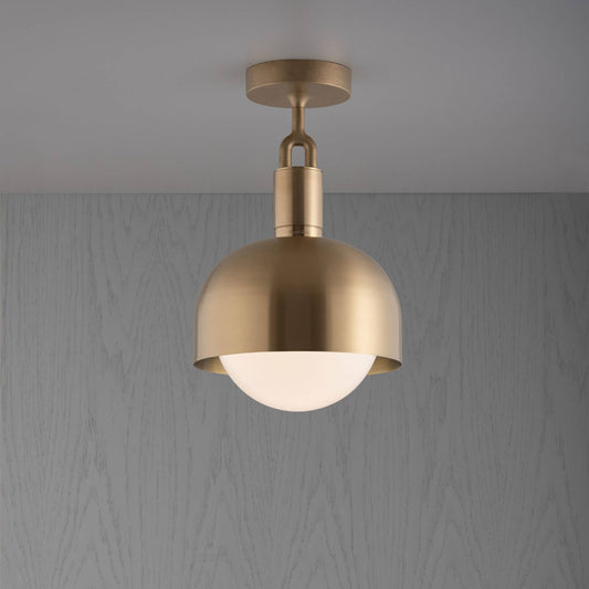 Buster + Punch Forked Ceiling / Linear / Shade / Globe / Opal / Medium Opal