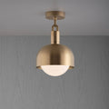 Buster + Punch Forked Ceiling / Linear / Shade / Globe / Opal / Medium Opal